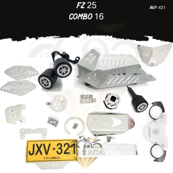 FZ 25 kit slider exosto sliders barra estabilizadora
