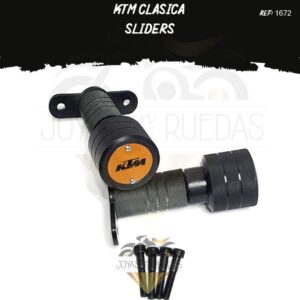 moto KTM clasica sliders