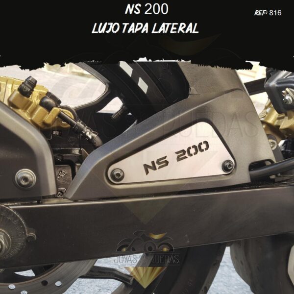 moto NS 200 Lujo tapa lateral