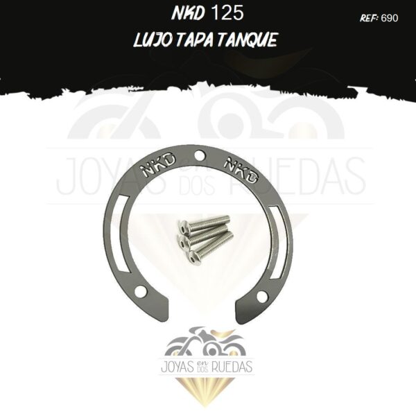 pieza NKD 125 lujo tapa tanque