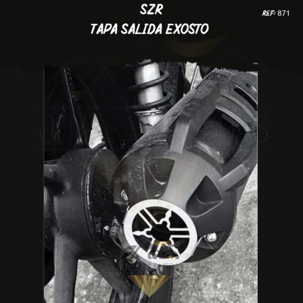SZR lujos tapa salida exosto