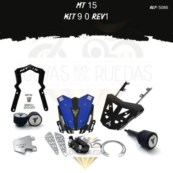MT 15 kit slider exosto Spools Sliders eje Cupula TR3
