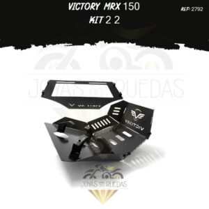Victory MRX 150 kit pechera quilla porta placa