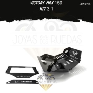 Victory MRX 150 kit porta placa lamina lateral