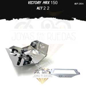 Victory MRX 150 kit porta placa pechera quilla