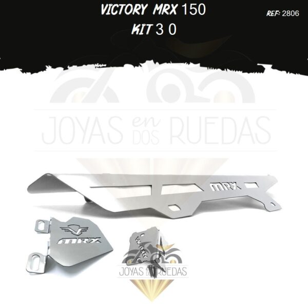 Victory MRX 150 kit protector bomba delantera mordaza