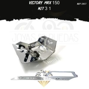 Victory MRX 150 kit porta placa lamina lateral