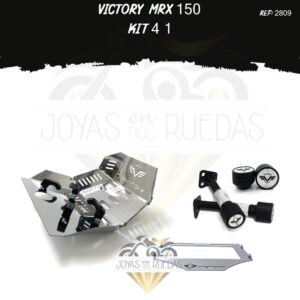 Victory MRX 150 kit porta placa sliders pechera quilla