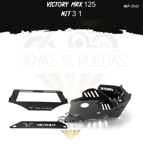 Victory MRX 125 kit pechera quilla lamina lateral