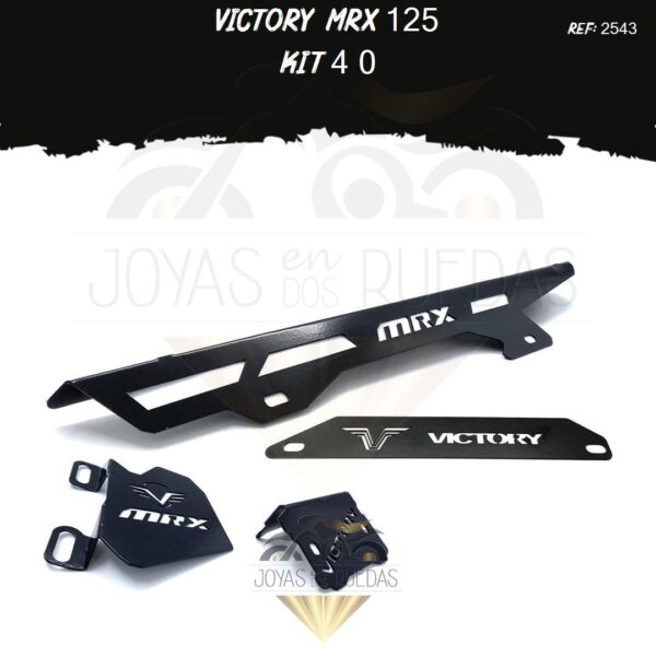 Victory MRX 125 kit mordaza protector bomba delantera