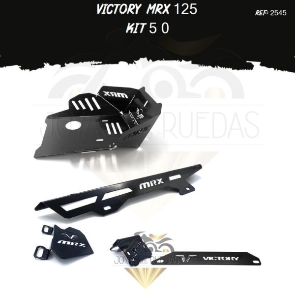 Victory MRX 125 kit protector bomba delantera mordaza