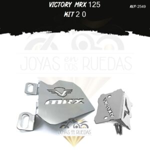 Victory MRX 125 kit mordaza protector bomba delantera