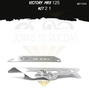 Victory MRX 125 kit lamina lateral guarda cadena