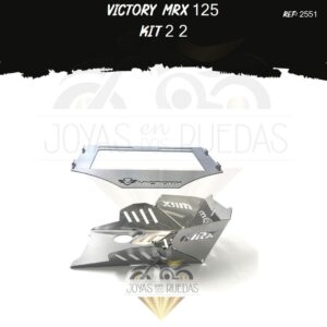 Victory MRX 125 kit sliders porta placa