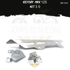Victory MRX 125 kit guarda cadena mordaza