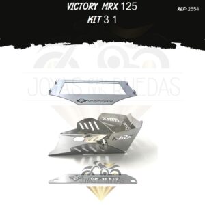Victory MRX 125 kit sliders lamina lateral porta placa