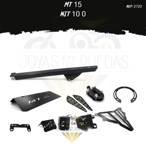 MT 15 kit lujo pata gato lujo tapa tanque