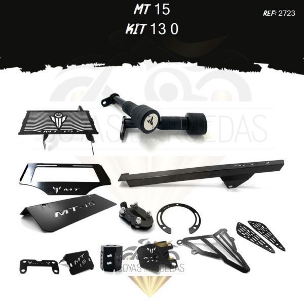MT 15 kit guarda cadena cupula TR2 lujo pata gato