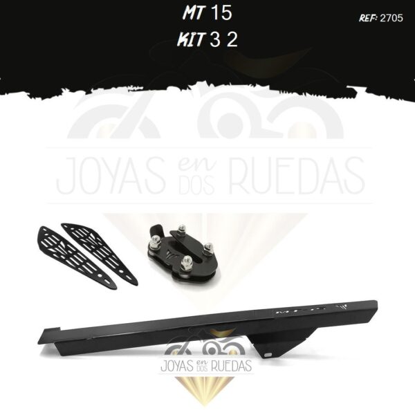 MT 15 kit Lujo carenado guarda cadena lujo pata gato