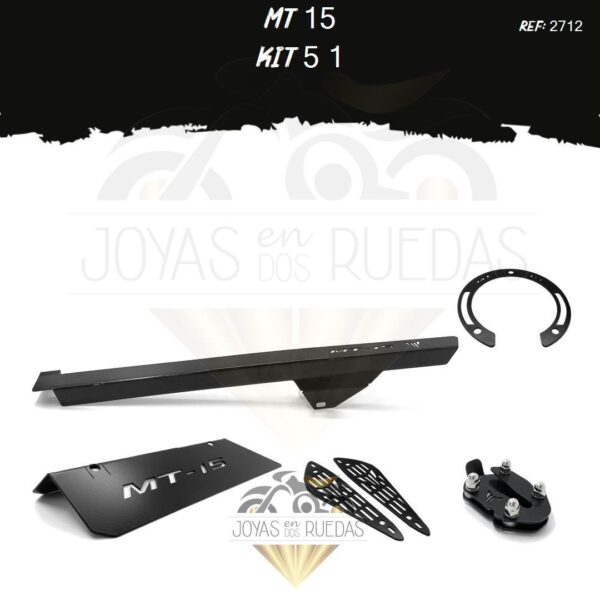 MT 15 kit lujo tapa tanque protector exosto
