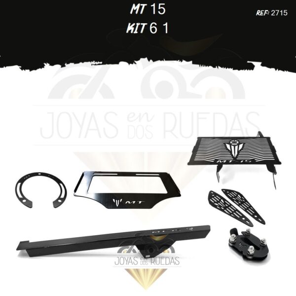 MT 15 kit protector radiador lujo pata gato