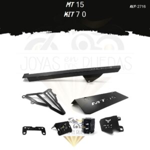 MT 15 kit guarda cadena cupula TR2 protector exosto