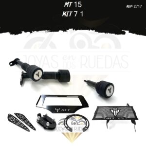 MT 15 kit lujo pata gato protector radiador sliders