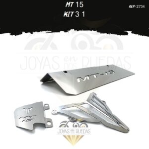 MT 15 kit cupula TR2 protector exosto mordaza