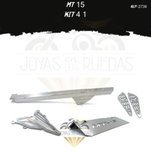 MT 15 kit protector exosto cupula TR2 guarda cadena