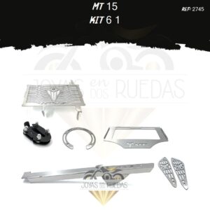 MT 15 kit Lujo carenado guarda cadena lujo pata gato
