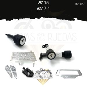 MT 15 kit lujo pata gato sliders protector radiador