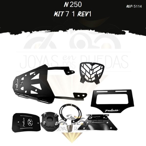 N 250 kit lujo pata gato monoshock lujo tapa tanque