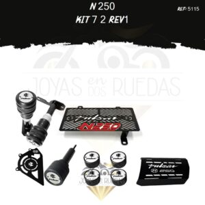 N 250 kit slider exosto protector piñon Sliders premium