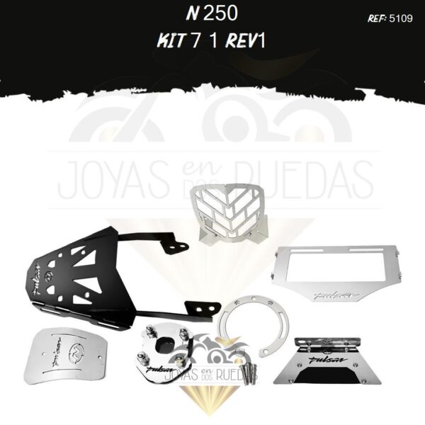 N 250 kit lujo tapa tanque lujo guardabarro