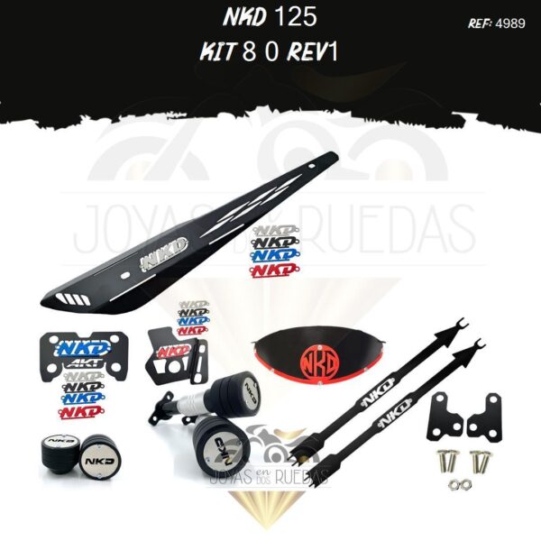 NKD 125 kit mordaza 3D acutrax 3d exosto 10t sliders