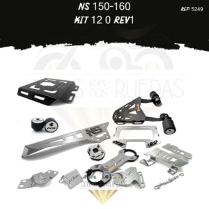 NS 150-160 kit barra estabilizadora Guarda cadena 3D