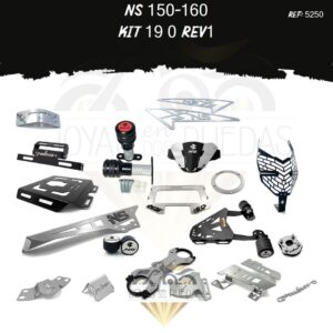 NS 150-160 kit fender 3d barra estabilizadora