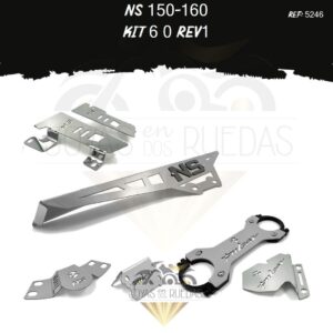 NS 150-160 kit protecto lateral radiador mordaza