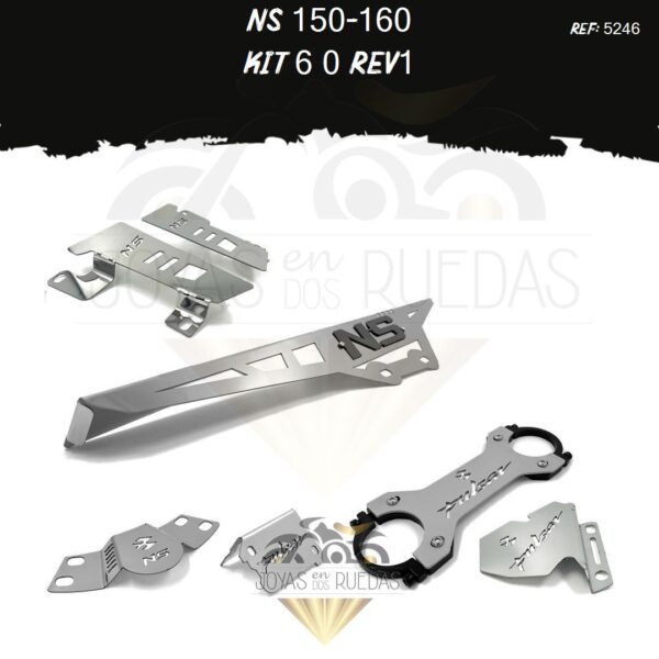 NS 150-160 kit protecto lateral radiador mordaza