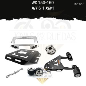 NS 150-160 kit Spools Sliders eje parrilla tanque