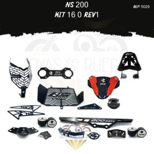 NS 200 kit guarda cadena barra estabilizadora