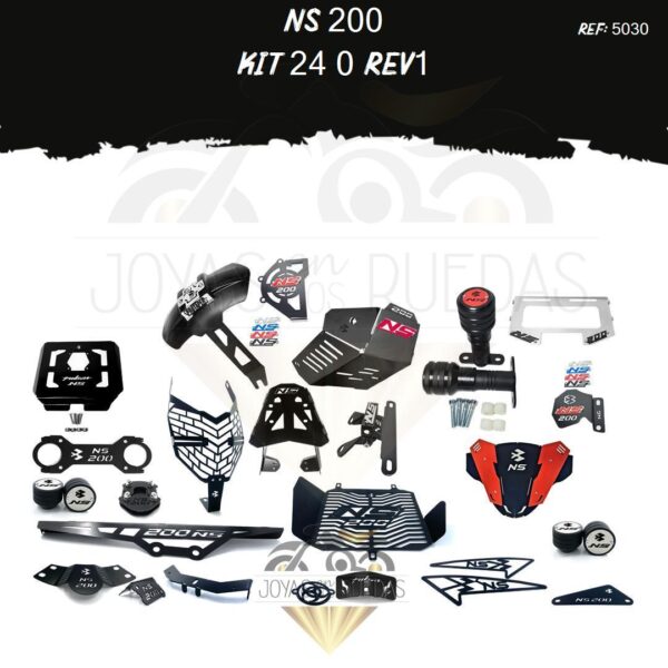 NS 200 kit protector piñon 3D Spools Sliders eje