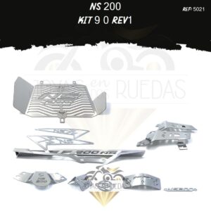 NS 200 kit Lujo filtro aceite protecto lateral radiador