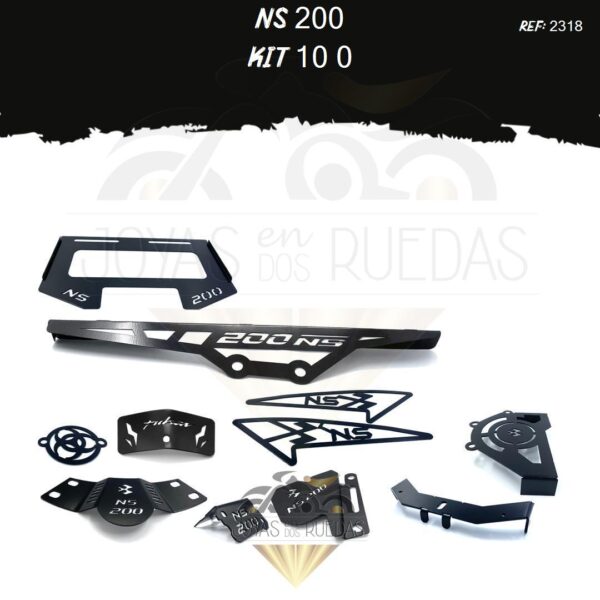NS 200 kit acutrax grande protector bomba delantera