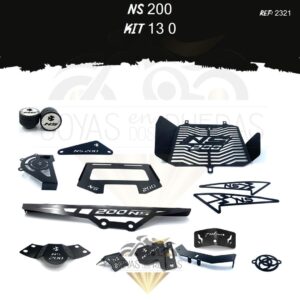 NS 200 kit protector radiador Lujo filtro aceite mordaza