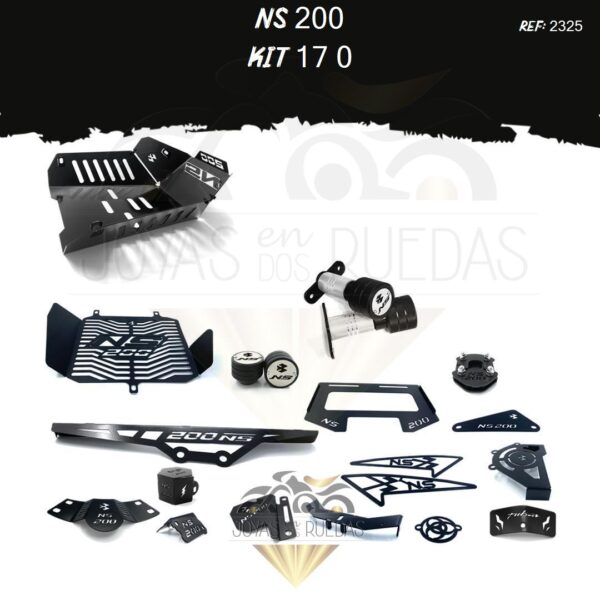 NS 200 kit base exploradoras pechera quilla