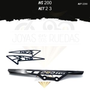 NS 200 kit guarda cadena malla latearal