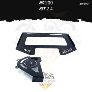 NS 200 kit protector piñon porta placa