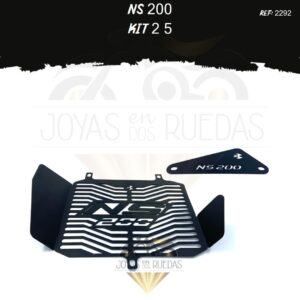 NS 200 kit protector radiador Lujo tapa lateral