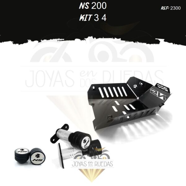 NS 200 kit sliders pechera quilla Spools Sliders eje
